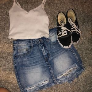 5/$25🌸Fashion Nova denim skirt!!!🤩